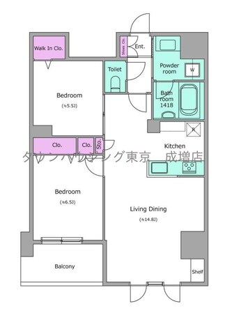 Ｎ－ｆｌａｔｓ板橋の物件間取画像